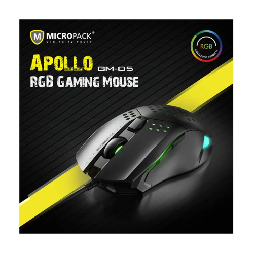 Picture of Micropack GM-05 Apollo Wired Black Gaming Mouse