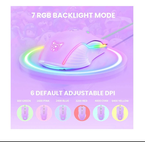 Picture of ONIKUMA CW905 RGB Wired Black Gaming Mouse
