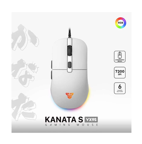 Picture of Fantech KANATA S VX9S Wired White Macro RGB Gaming Mouse