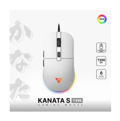 Picture of Fantech KANATA S VX9S Wired White Macro RGB Gaming Mouse