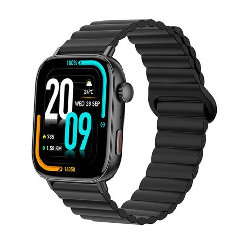Picture of COLMI C8 Max Black Bluetooth Calling Smart Watch With Magnetic Strap