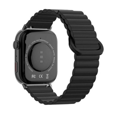 Picture of COLMI C8 Max Black Bluetooth Calling Smart Watch With Magnetic Strap