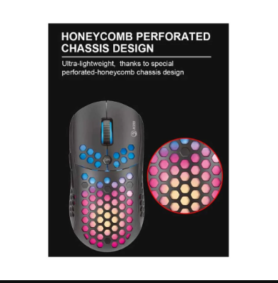 Picture of Marvo M399 Honeycomb RGB Wired Black Gaming Mouse