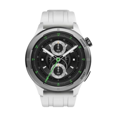 Picture of Haylou Solar Neo Silver Bluetooth Calling Smart Watch with Woven + Silicone strap