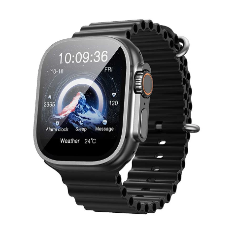 Picture of BWOO BO-WA07 Black Bluetooth Calling Smart Watch