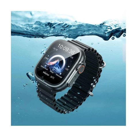 Picture of BWOO BO-WA07 Black Bluetooth Calling Smart Watch