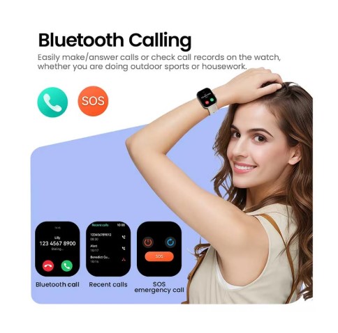 Picture of Haylou Watch S6 Black Bluetooth Calling Smart Watch