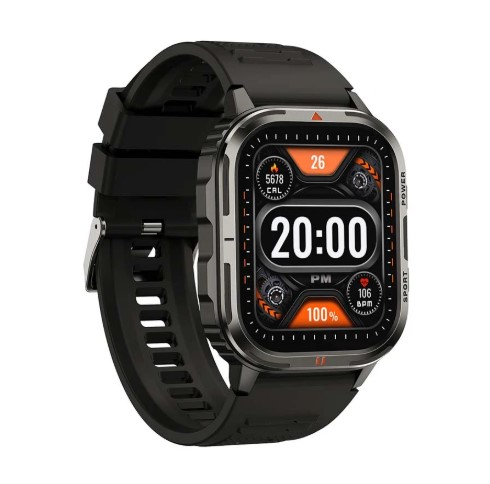 Picture of WiWU SW05 Tarnish Black Bluetooth Calling Smart Watch
