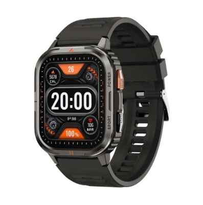 Picture of WiWU SW05 Tarnish Black Bluetooth Calling Smart Watch