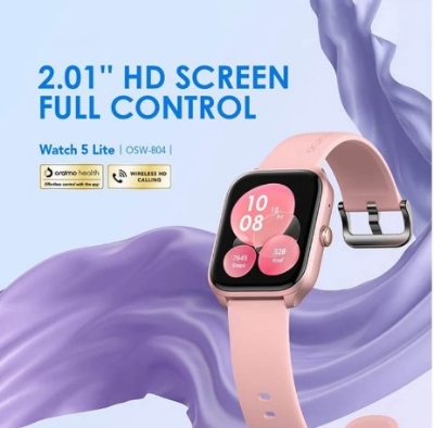 Picture of Oraimo Watch 5 Lite Rose Gold Bluetooth Calling Smart Watch #OSW-804