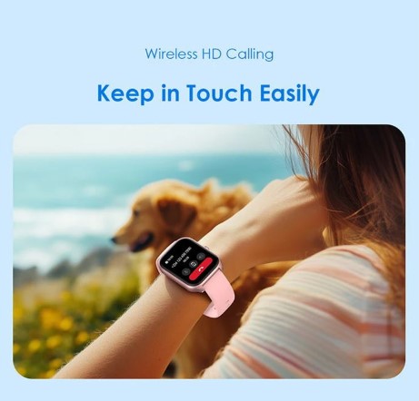 Picture of Oraimo Watch 5 Lite Rose Gold Bluetooth Calling Smart Watch #OSW-804