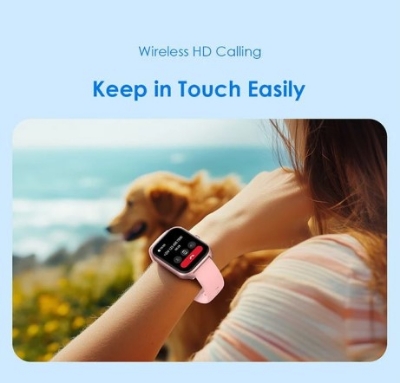 Picture of Oraimo Watch 5 Lite Rose Gold Bluetooth Calling Smart Watch #OSW-804