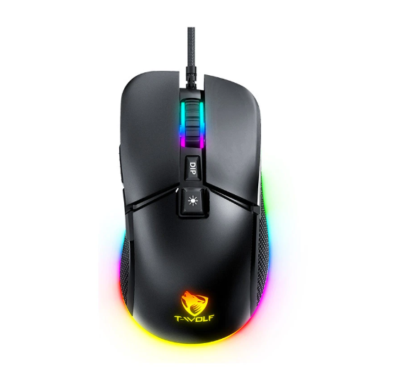 Picture of T-WOLF G590 RGB Wired Black Gaming Mouse