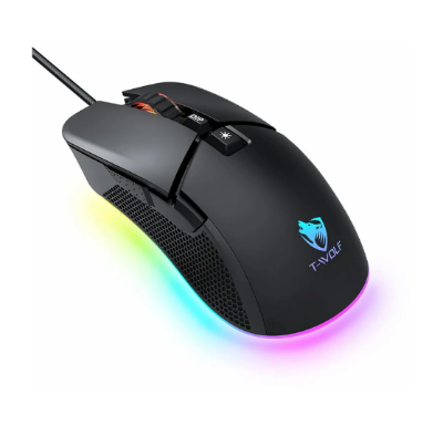 Picture of T-WOLF G590 RGB Wired Black Gaming Mouse