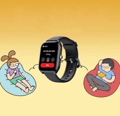 Picture of Oraimo x Tahilalats Watch 5 Max Tahilalats Black Bluetooth Calling Smart Watch