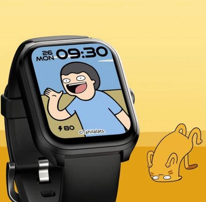 Picture of Oraimo x Tahilalats Watch 5 Max Tahilalats Black Bluetooth Calling Smart Watch