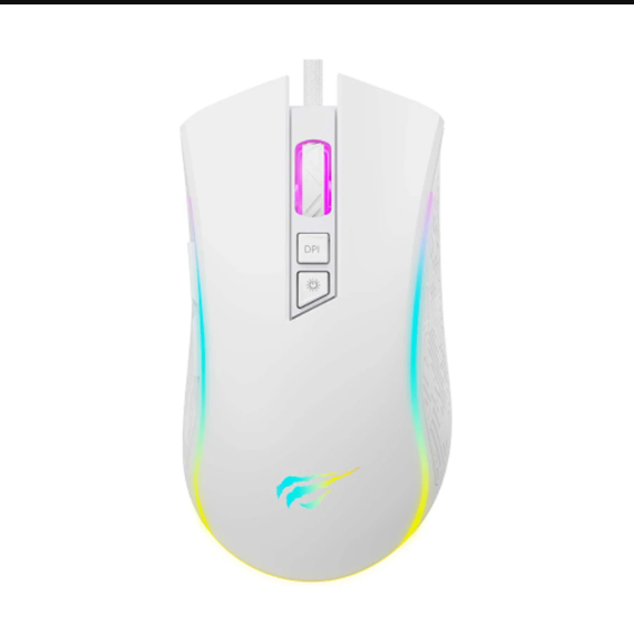 Picture of Havit MS1034 RGB Backlit Programmable White Gaming Mouse
