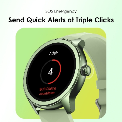 Picture of Oraimo Watch Nova 2R OSW-834 AMOLED Dark Chrome Bluetooth Calling Smart Watch