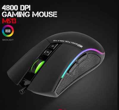 Picture of Marvo M513 RGB Wired Black Gaming Mouse