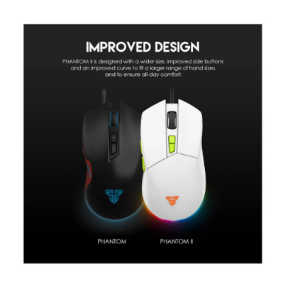 Picture of Fantech VX6 Phantom II RGB Wired Neon Black Gaming Mouse