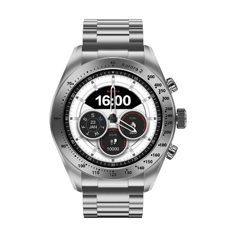 Picture of WEOFLY Aurora 2 Silver Bluetooth Calling Smart Watch #WFAU227SL
