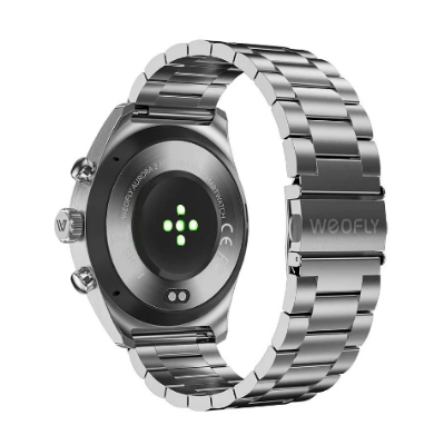 Picture of WEOFLY Aurora 2 Silver Bluetooth Calling Smart Watch #WFAU227SL