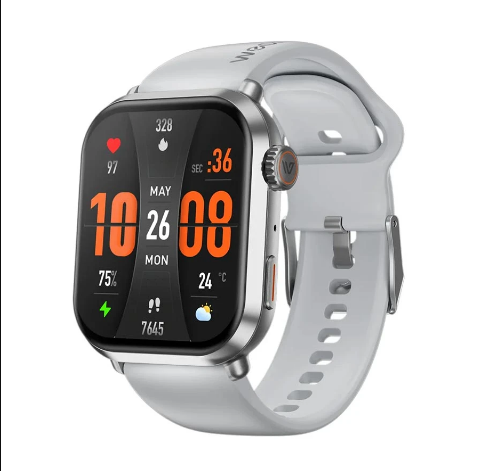 Picture of WEOFLY Power 2 Silver Bluetooth Calling Smart Watch #WFPW797SL