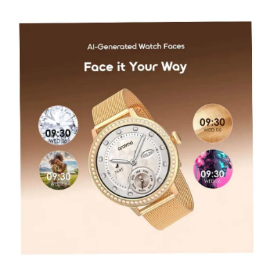 Picture of Oraimo Watch Muse 2 OSW-833N AMOLED Bluetooth Calling Rose Gold Smart Watch