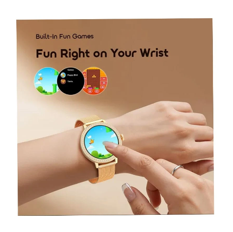 Picture of Oraimo Watch Muse 2 OSW-833N AMOLED Bluetooth Calling Rose Gold Smart Watch