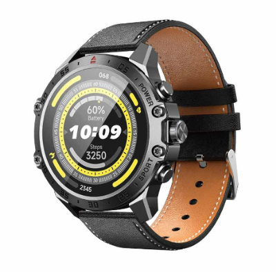 Picture of BWOO BO-WA08 Black Bluetooth Calling Smart Watch with Dual Straps