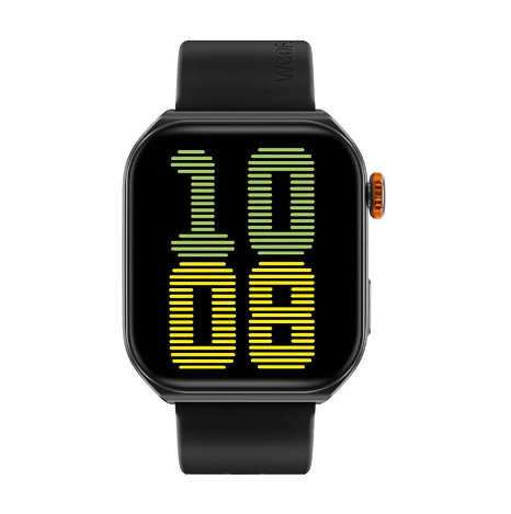 Picture of WEOFLY Edge 2 Black Bluetooth Calling Smart Watch