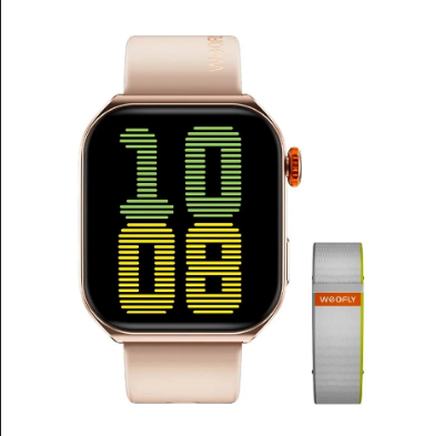 Picture of WEOFLY Edge 2 Black Bluetooth Calling Smart Watch