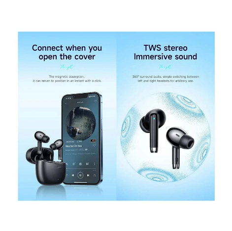 Picture of Hoco EQ2 Black TWS Bluetooth Earbuds