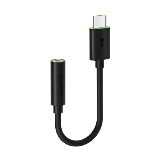 Picture of Oraimo Type-C Male to 3.5mm Female Black Converter
