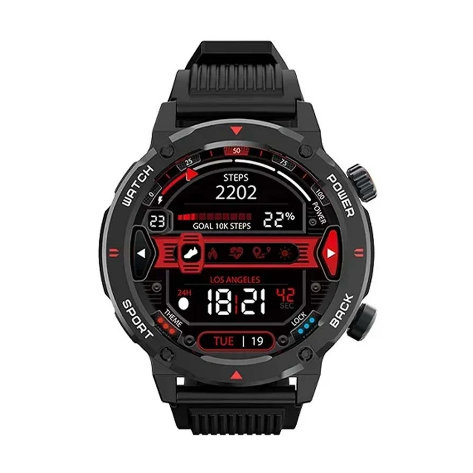 Picture of IMILAB IMIKI D2 Amoled Black Bluetooth Calling Smart Watch