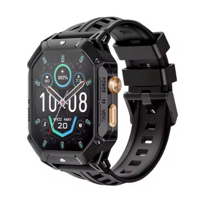 Picture of Haylou Iron N1 Black Bluetooth Calling Smart Watch