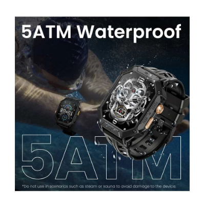 Picture of Haylou Iron N1 Black Bluetooth Calling Smart Watch