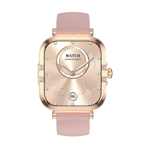Picture of Blisbond Pearl Gold AMOLED Bluetooth Calling Smart Watch