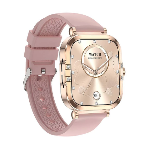 Picture of Blisbond Pearl Gold AMOLED Bluetooth Calling Smart Watch