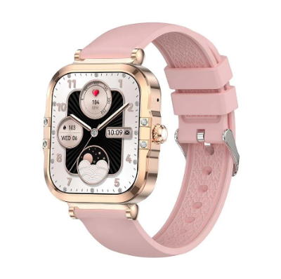 Picture of Blisbond Pearl Gold AMOLED Bluetooth Calling Smart Watch