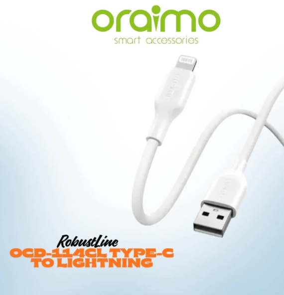 Picture of oraimo RobustLine 2A 1M Type-C Cable OCD-114C-BLACK
