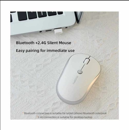 Picture of MOFII M5DM Silver Wireless (Dual-Mode) Mouse