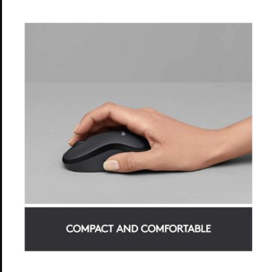 Picture of Logitech M221 Silent Charcoal/Grey Wireless Mouse