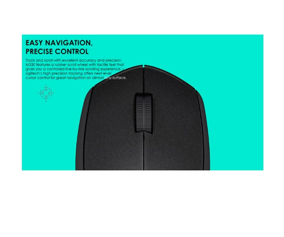 Picture of Logitech M330 Silent Plus Black Wireless Mouse