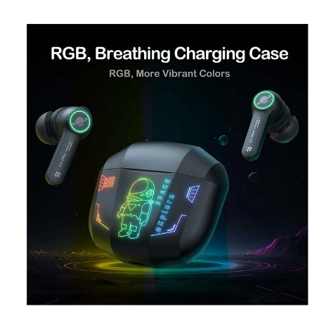 Picture of Onikuma T36 RGB Black Gaming Bluetooth Earbuds