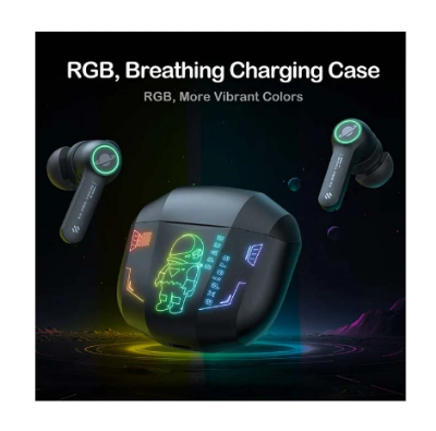 Picture of Onikuma T36 RGB Black Gaming Bluetooth Earbuds
