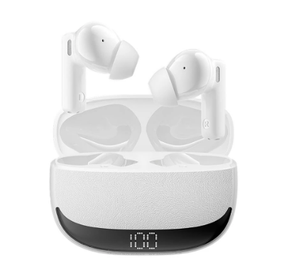 Picture of BWOO BO-BW40 ANC & ENC White TWS Bluetooth Earbuds