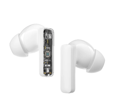 Picture of BWOO BO-BW40 ANC & ENC White TWS Bluetooth Earbuds