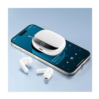 Picture of BWOO BO-BW40 ANC & ENC White TWS Bluetooth Earbuds