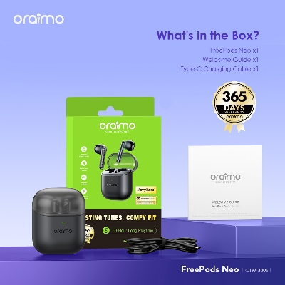Picture of Oraimo FreePods Neo Mysterious Blue TWS Bluetooth Earbuds #OTW-330S